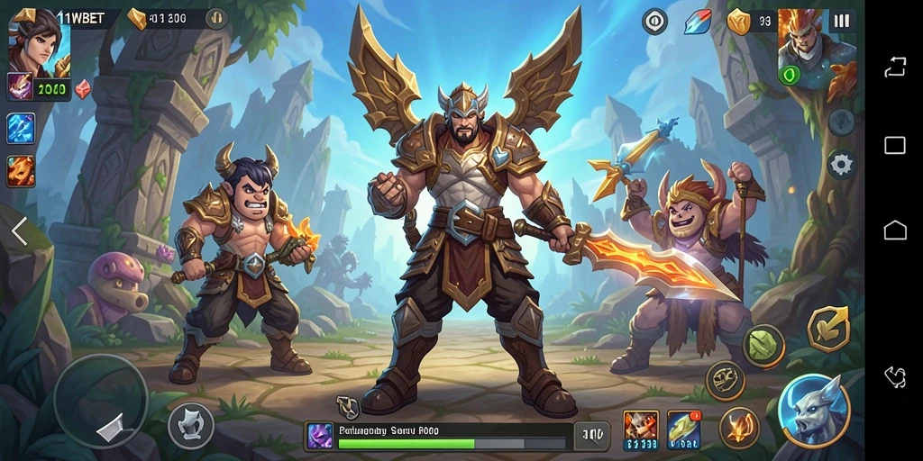 Tampilan gameplay RPG dalam 11WBET yang mendebarkan.