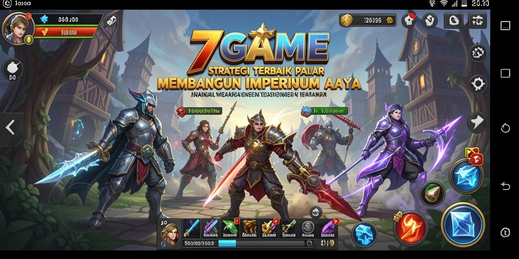 Tangkapan layar 7GAME menampilkan pertempuran sengit dengan strategi cerdas.