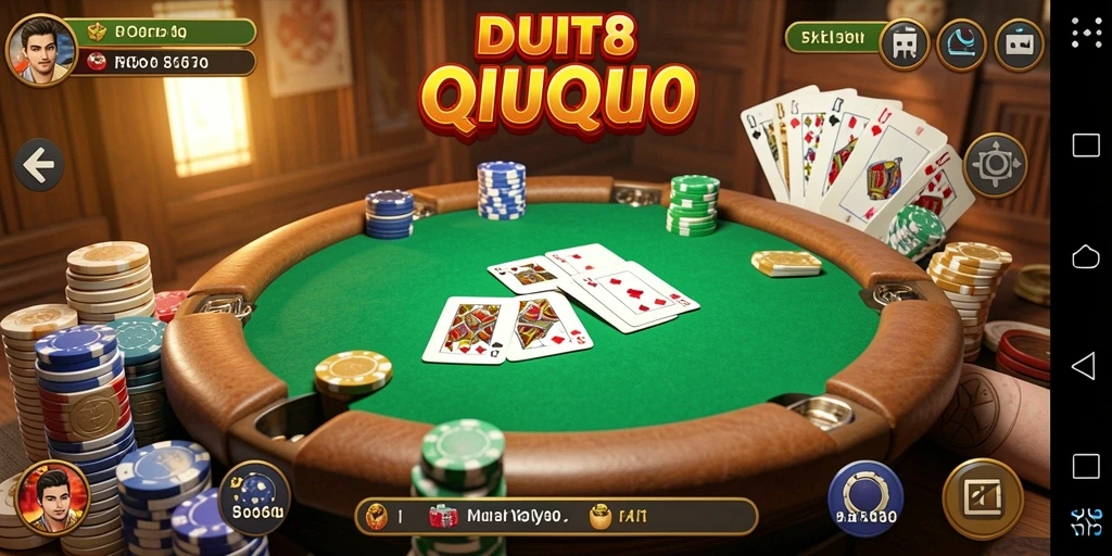Screenshot gameplay QiuQiu yang menegangkan dan seru.