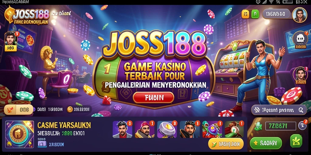 Gameplay menarik dari JOSS188 dengan berbagai pilihan permainan Kasino.