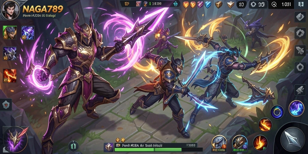 Tampilan gameplay seru dari NAGA789 dengan karakter yang beraksi.