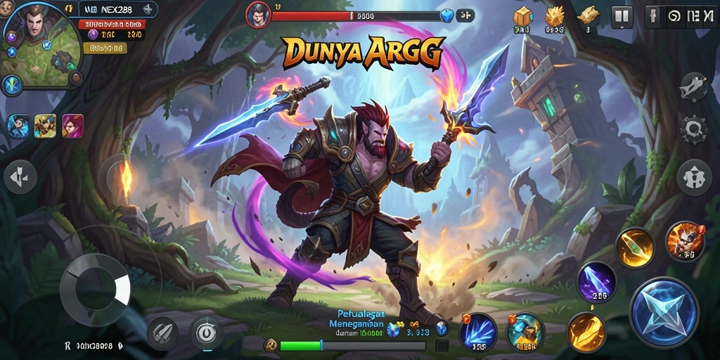 Tangkapan layar NEX288 menunjukkan aksi pertarungan yang menegangkan di dunia ARPG.