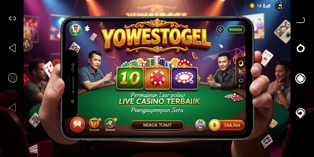 Tampilan gameplay Live Casino yang interaktif dan menarik.